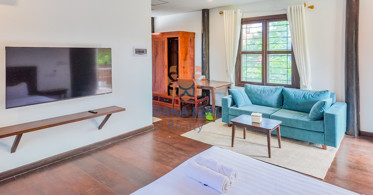 1 Bedroom Wooden House for Rent in Siem Reap City-Sala Kamruek