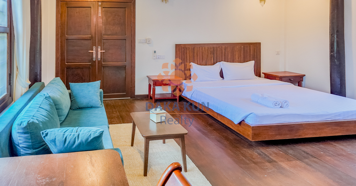 1 Bedroom Wooden House for Rent in Siem Reap City-Sala Kamruek