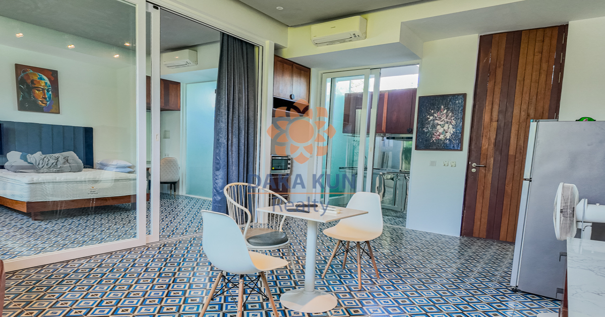 Modern Studio Apartment for Rent in Siem Reap City - Kouk Chak