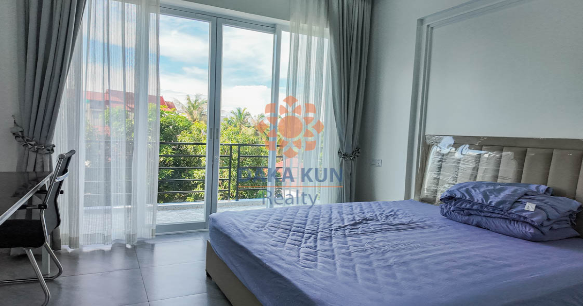 1 Bedroom Apartment for Rent in Siem Reap City-Sala Kamreuk