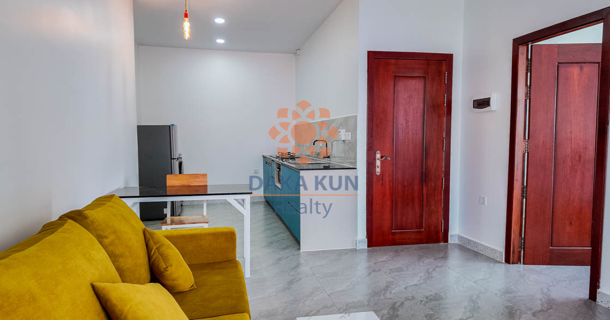 1 Bedroom Apartment for Rent in Siem Reap City-Sala Kamreuk