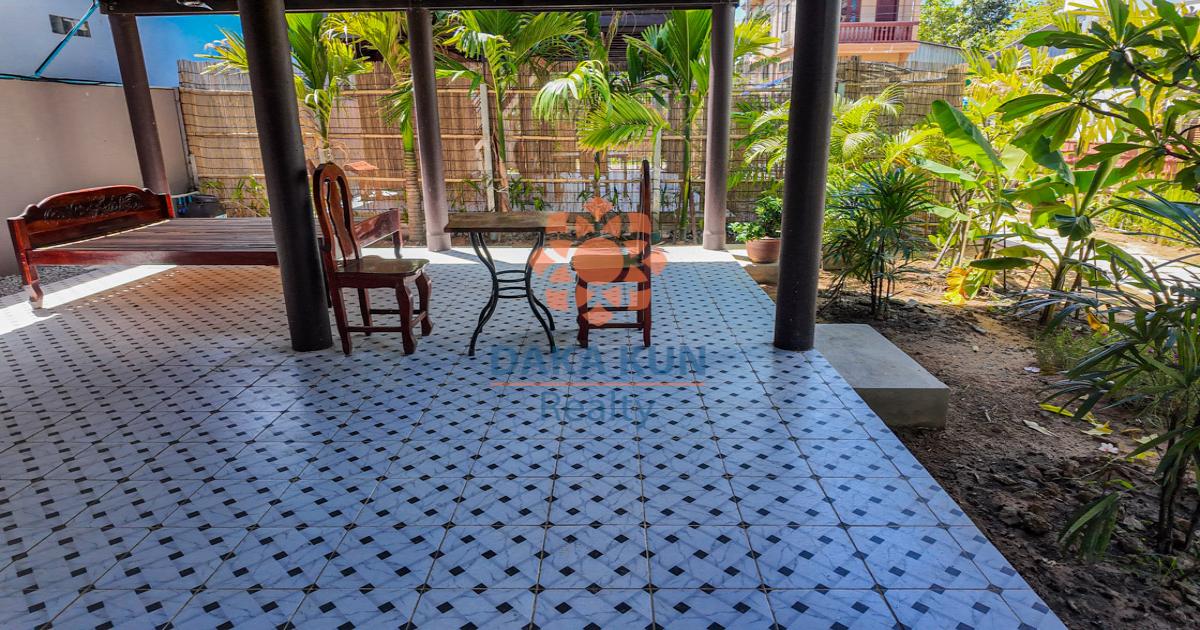 Wooden House for Rent in Siem Reap City, Sala Kamreuk