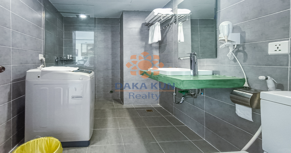 1 Bedroom Apartment with Private Jacuzi For Rent in Svay Dangkum, Krong Siem Reap