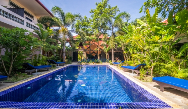 10 Rooms Boutique for Rent in Siem Reap-Wat Damnak