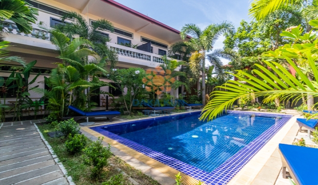 10 Rooms Boutique for Rent in Siem Reap-Wat Damnak