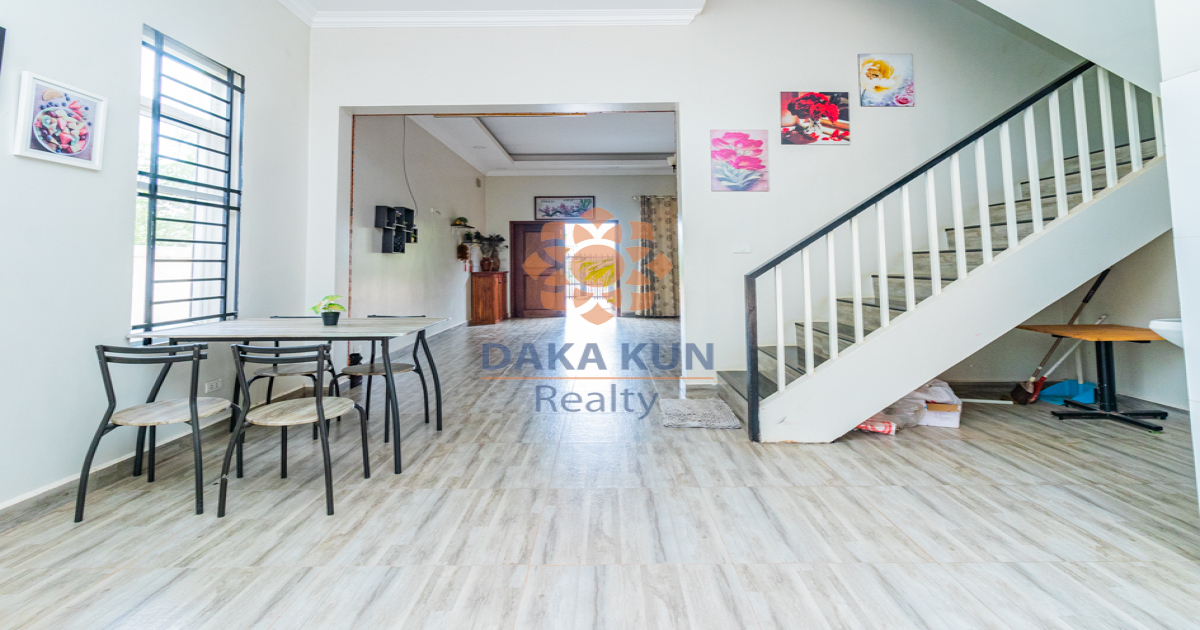 House for Rent on Main Road in Sala Kamreuk - Siem Reap City