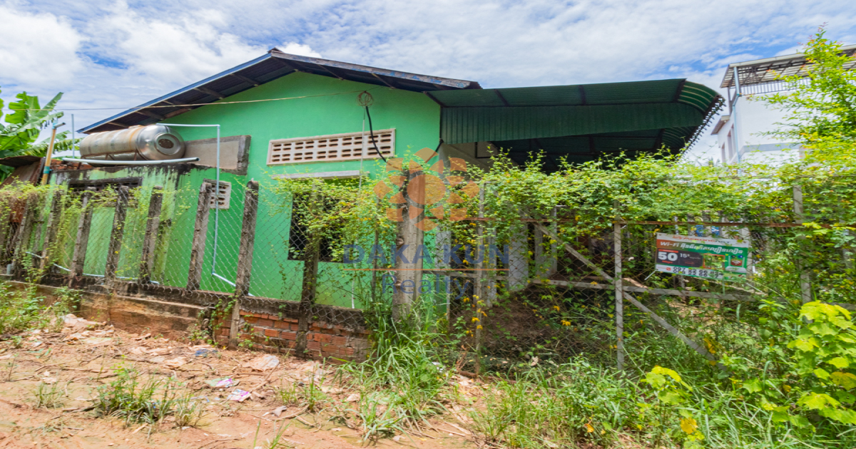 Land for Sale in Siem Reap City-Wat Bo