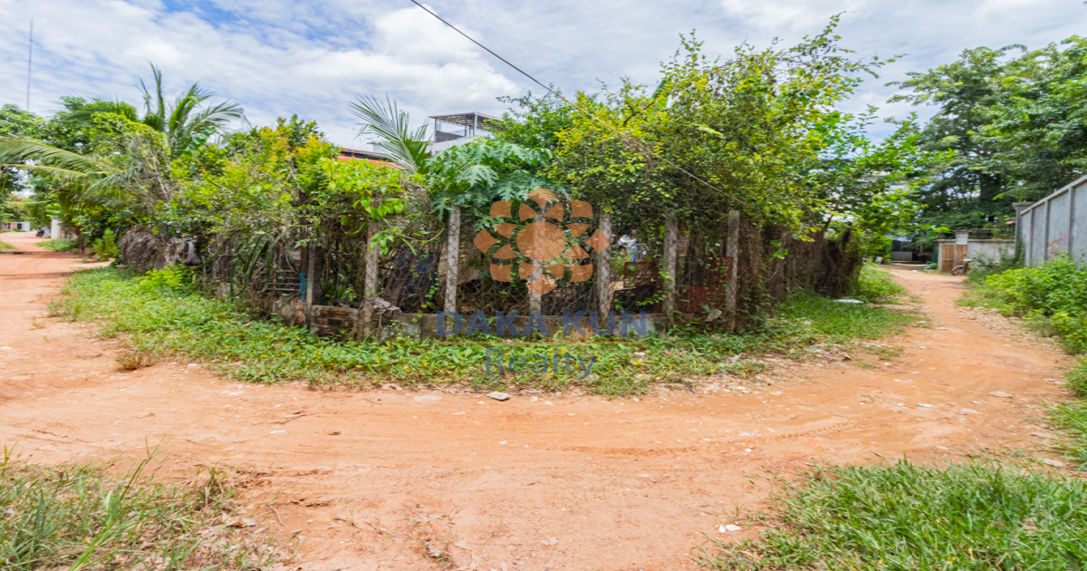 Land for Sale in Siem Reap City-Wat Bo