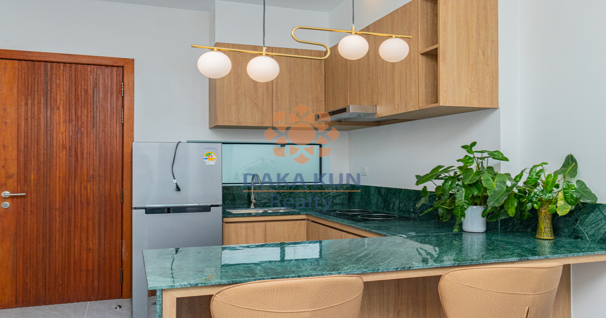 1 Bedroom Apartment for Rent in Siem Reap City, Sla Kram