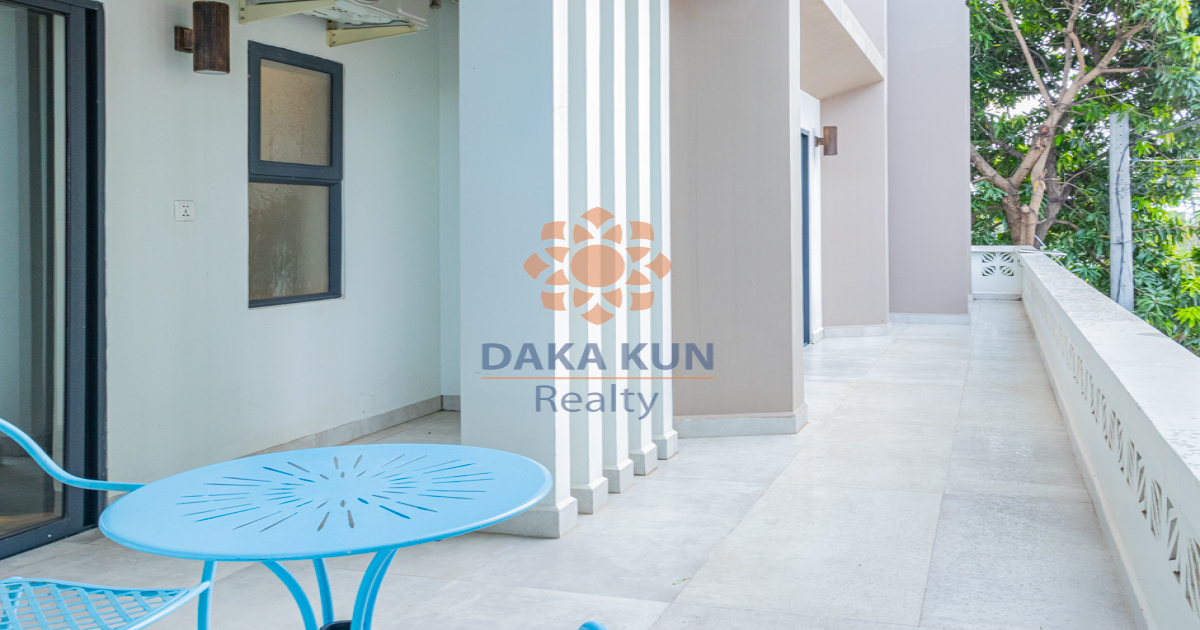 2 Bedrooms Apartment with Swimming Pool for Rent in Siem Reap city, near Wat Bo