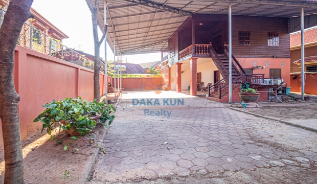 Wooden House for Sale in Siem Reap city-Sala Kamreuk