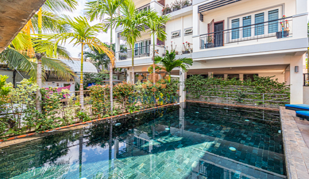 1 Bedroom Apartment for Rent with Pool in Krong Siem Reap
