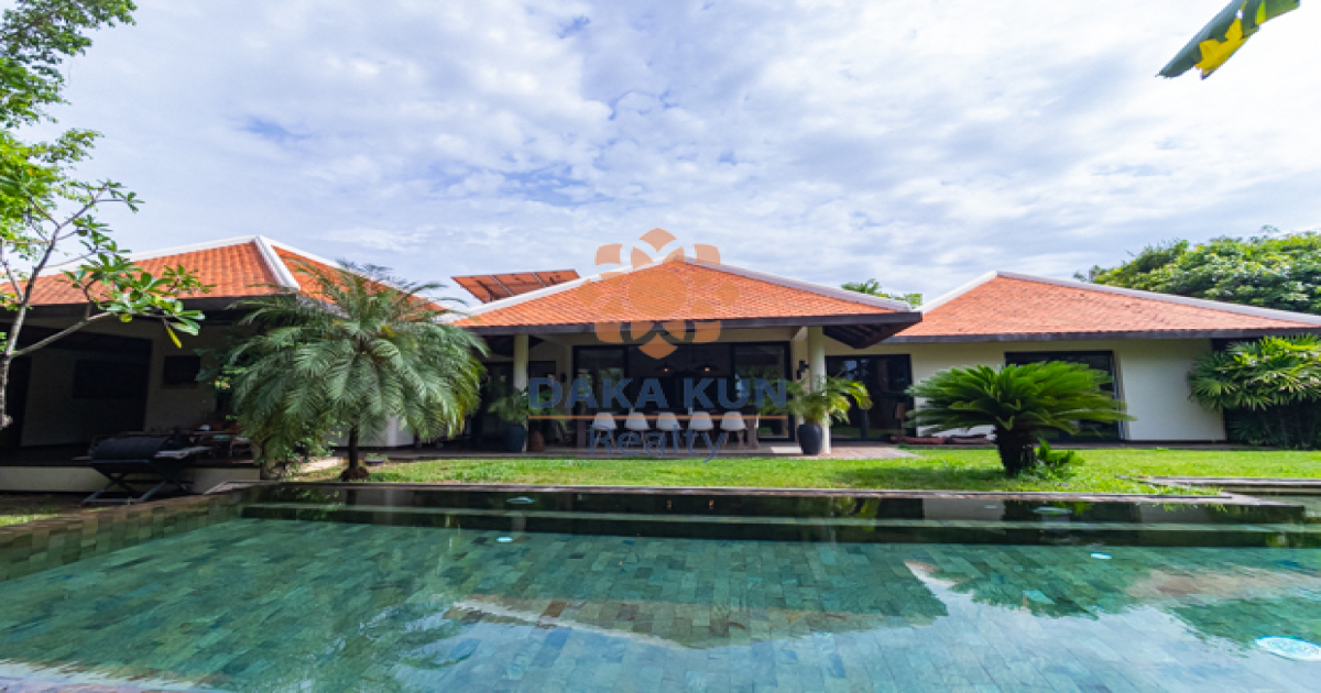 5 Bedroom Luxury Villa For Rent in Svay Dangkum, Siem Reap City