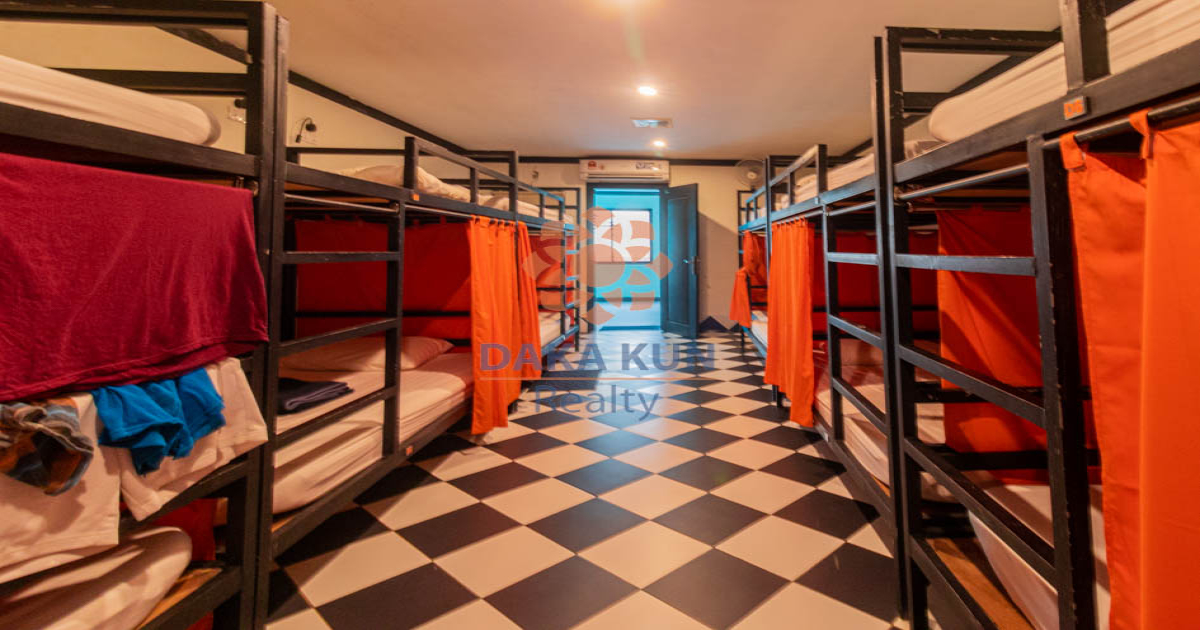 Hostel for Sale in Siem Reap City, Wat Damnak Area