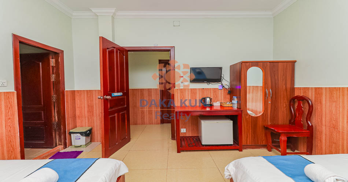 Hotel for Rent, close to Night Market, in Siem Reap City