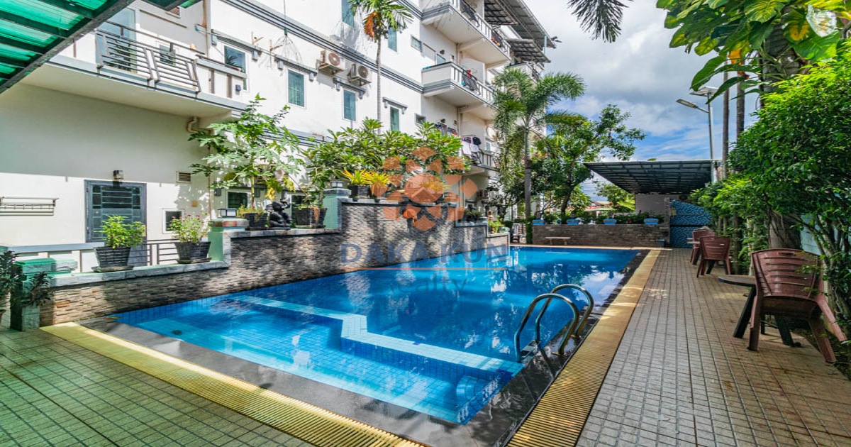 2 Bedrooms apartment with Swimming Pool for Rent In Siem Reap City
