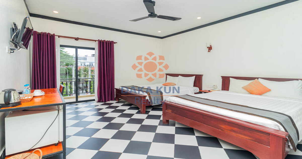 Hostel for Sale in Siem Reap City, Wat Damnak Area