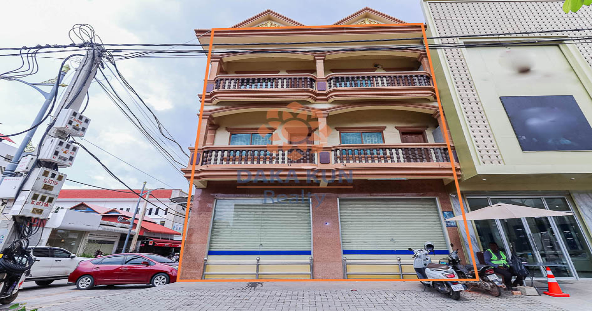 Commercial Building for Rent in Siem Reap City Center, on Main Road