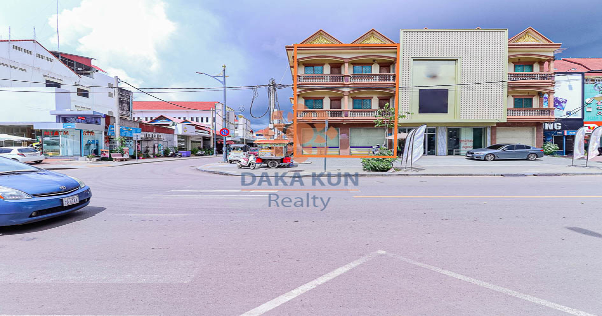 Commercial Building for Rent in Siem Reap City Center, on Main Road