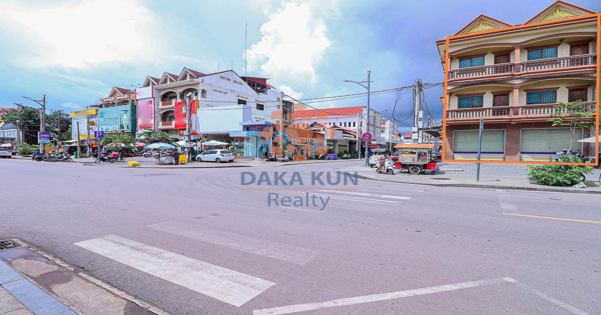 Commercial Building for Rent in Siem Reap City Center, on Main Road