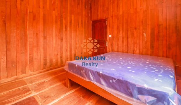 2 Bedrooms Wooden House for Rent in Siem Reap-Sala Kamreuk