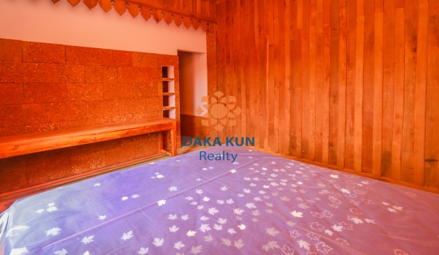 2 Bedrooms Wooden House for Rent in Siem Reap-Sala Kamreuk