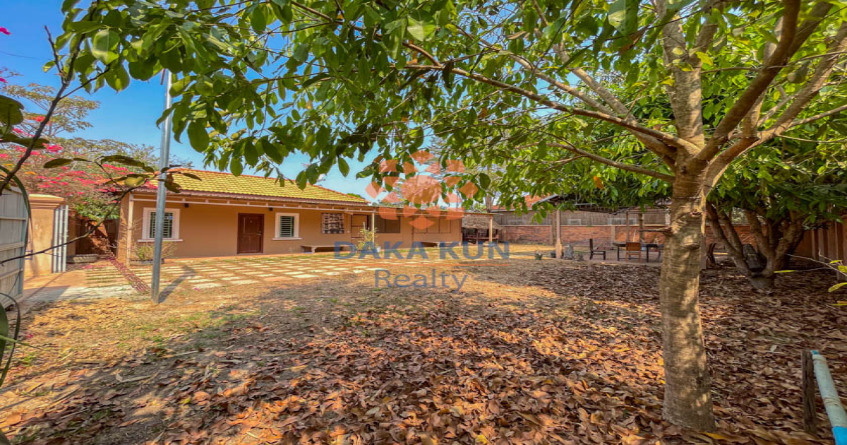 Land and House for Sale in Siem Reap City