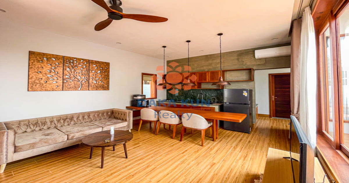 2 Bedrooms House with Swimming Pool for Rent in Siem Reap City, Svay Dangkum