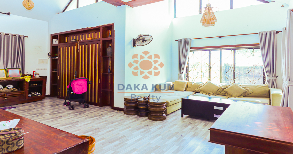 3 Bedrooms House for Rent in Siem Reap City, Chreav