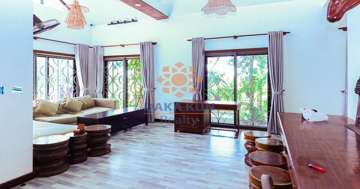 3 Bedrooms House for Rent in Siem Reap City, Chreav