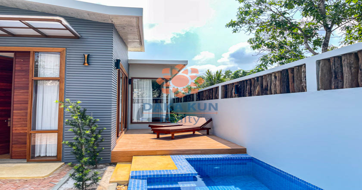 2 Bedrooms House with Swimming Pool for Rent in Siem Reap City, Svay Dangkum