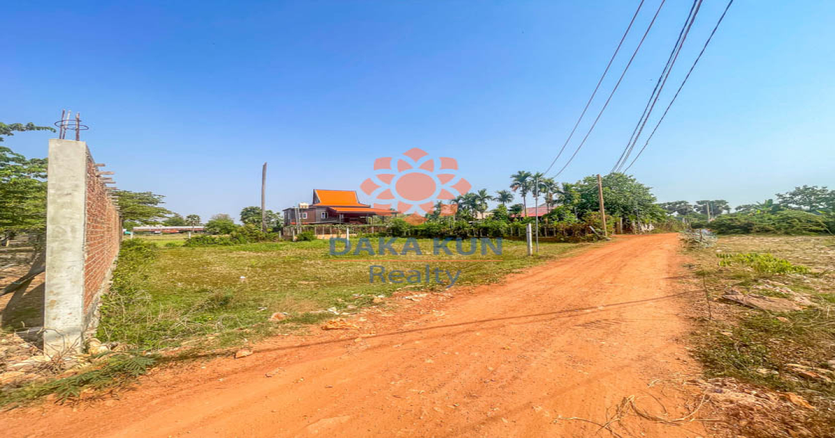 Land for Sale in Siem Reap City, Sangkat Siem Reap