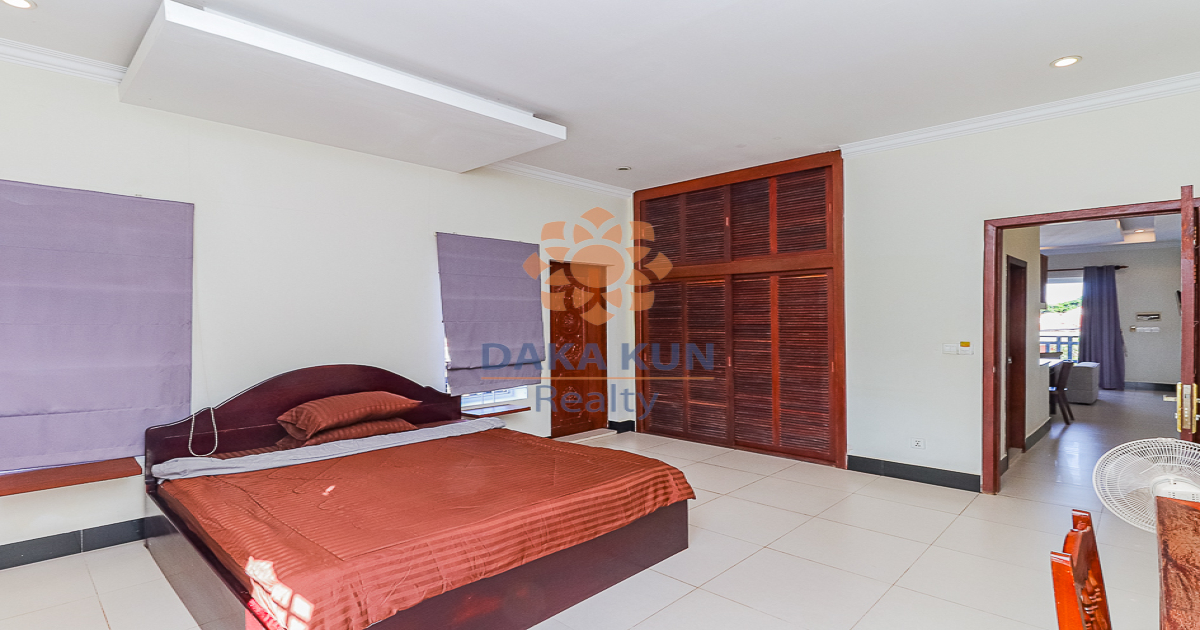 1 Bedroom Apartment for Rent on Angkor Night Market St., in Siem Reap City Center