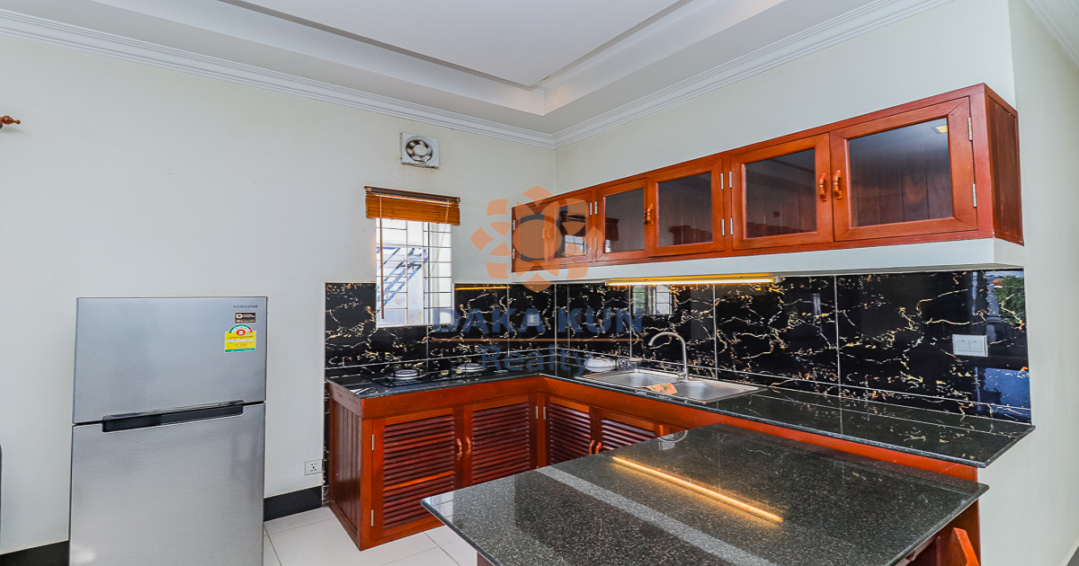 1 Bedroom Apartment for Rent on Angkor Night Market St., in Siem Reap City Center