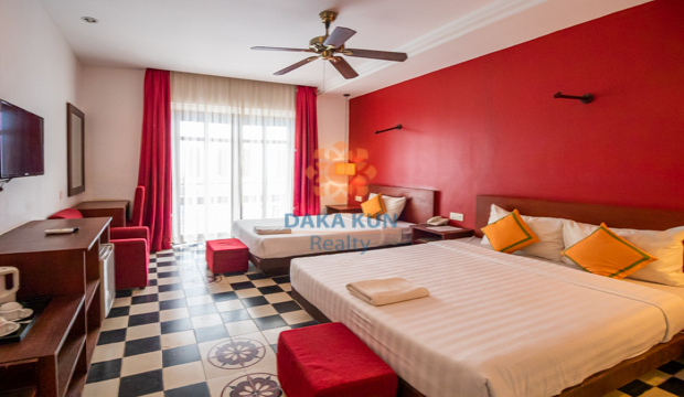 75 Rooms Hotel for Rent in Siem Reap-Sivutha Road