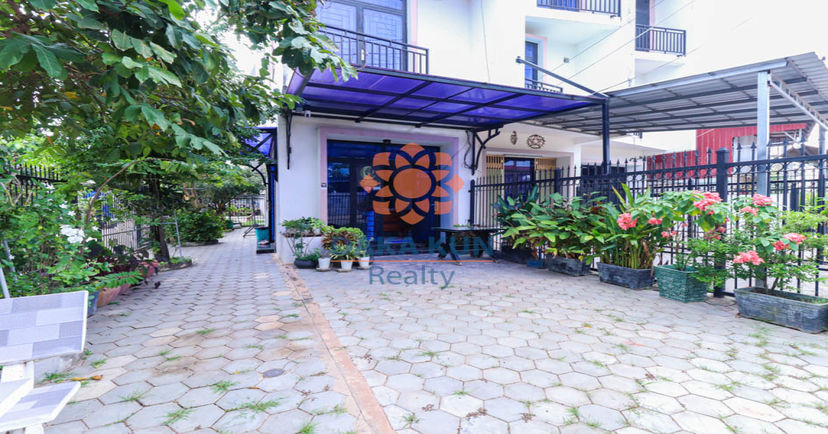 4 Bedrooms House for Rent in Siem Reap City-Sala Kamreuk