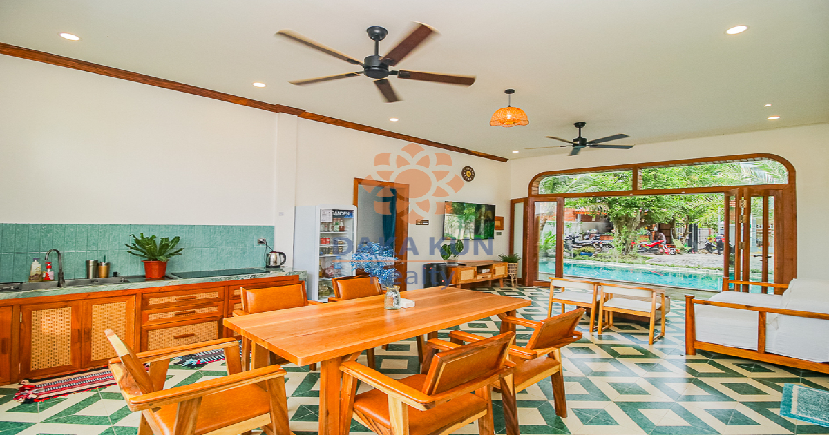 Villa with Swimming Pool for Sale in Siem Reap City, Svay Dangkum