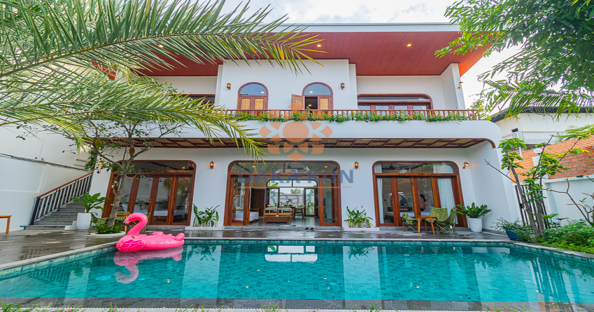 Villa with Swimming Pool for Sale in Siem Reap City, Svay Dangkum