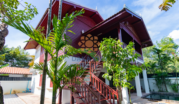 3 Bedrooms Wooden House for Sale with Pool in Siem Reap-Svay Dangkum