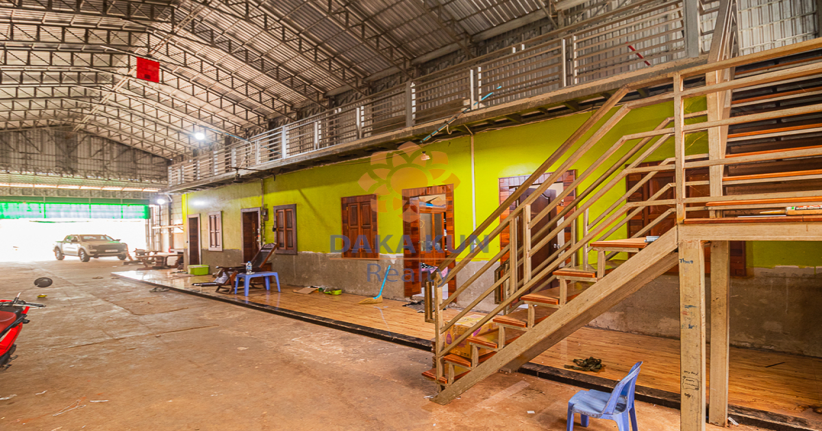 Warehouse for Rent on main road, in Siem Reap City