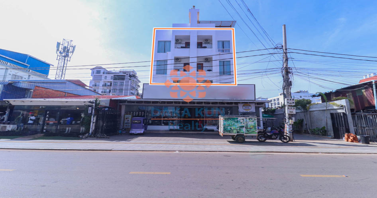 1 Bedroom Apartment for Rent on Taphul Road, Siem Reap City