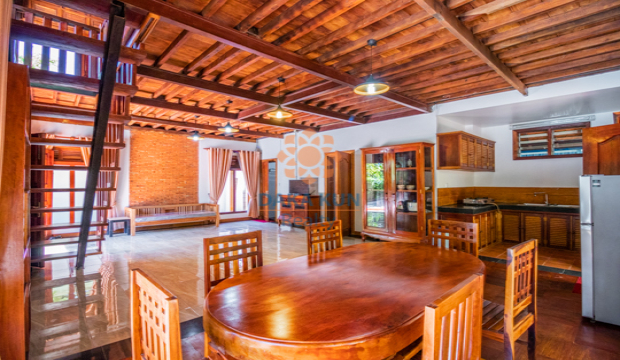 2 Bedrooms Wooden House for Rent in Krong Siem Reap-Sala Kamraeuk