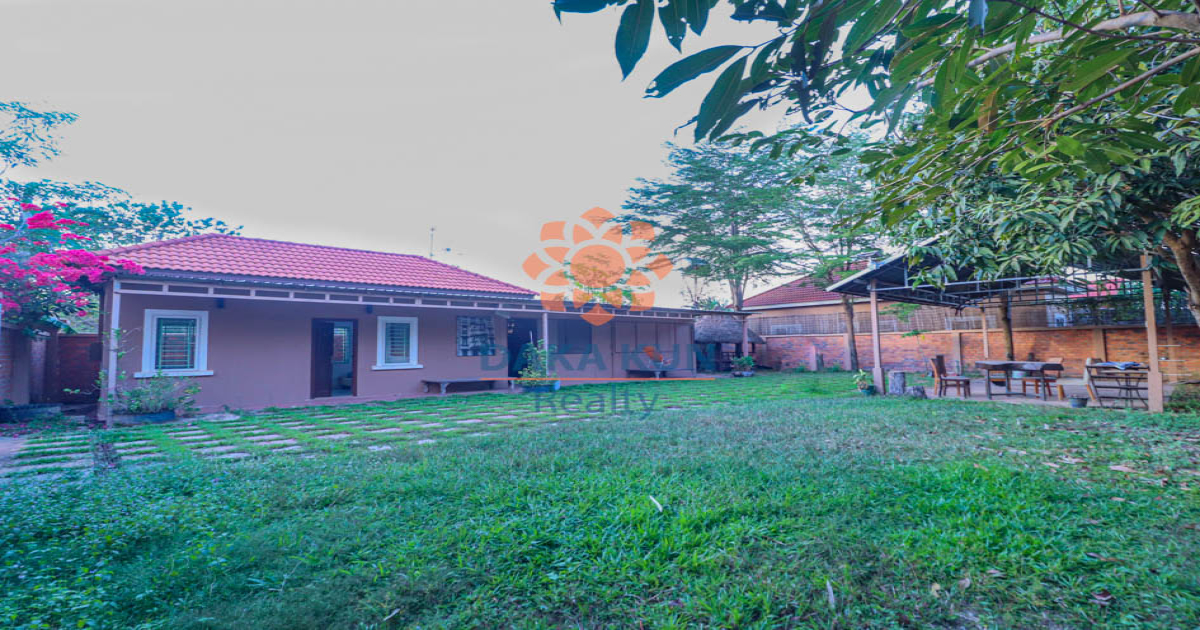 Land and House for Sale in Siem Reap City