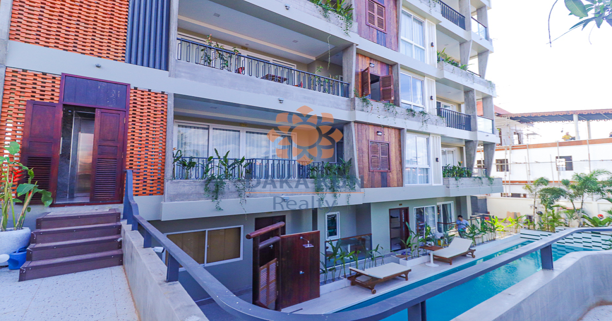 1 Bedrooms Apartment for Rent In Siem Reap City-Sala Kamreuk