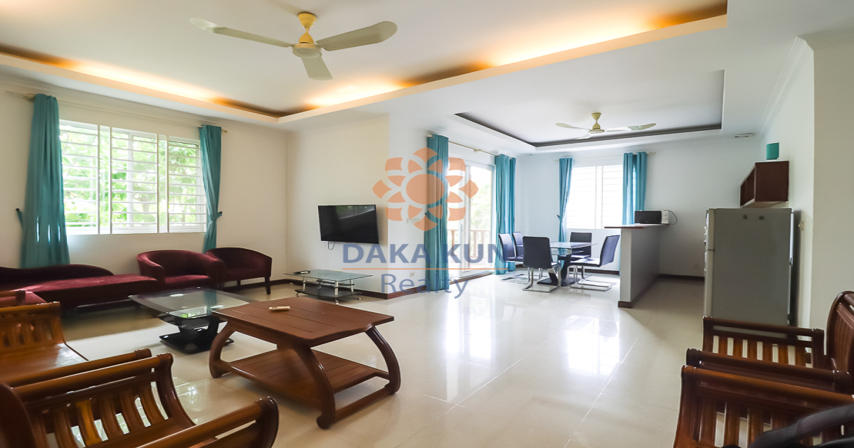 2 Bedrooms Apartment for Rent in Siem Reap City, Svay Dangkum