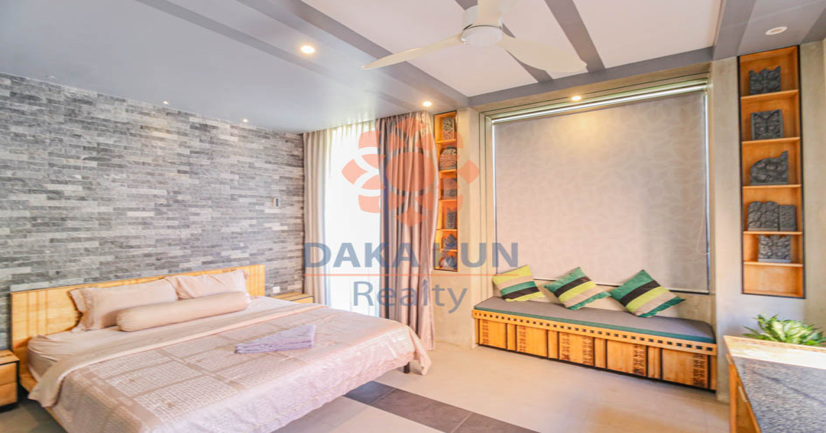 Villa for Rent with Jacuzzi in Siem Reap City, Sala Kamreuk