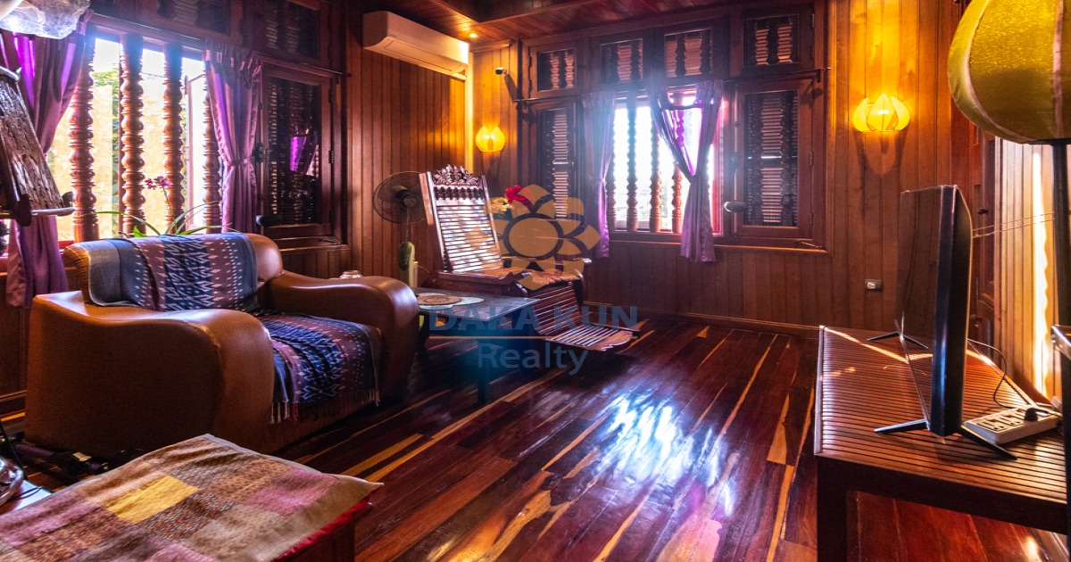 Wooden House For Sale In Siem Reap City