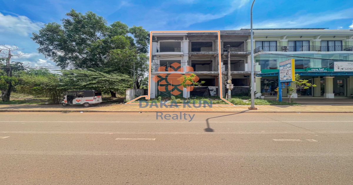 Commercial Building for Rent in Siem Reap City, on 7 Makara Road