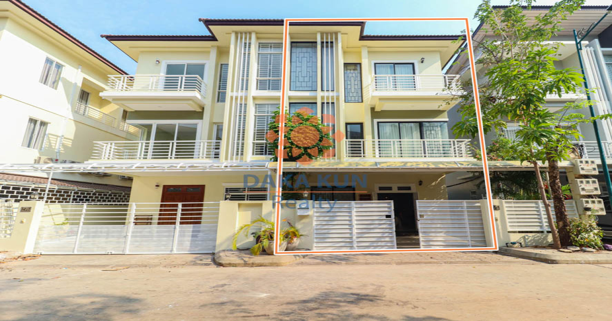 3 Bedrooms House for Rent in Siem Reap City, Svay Dangkum