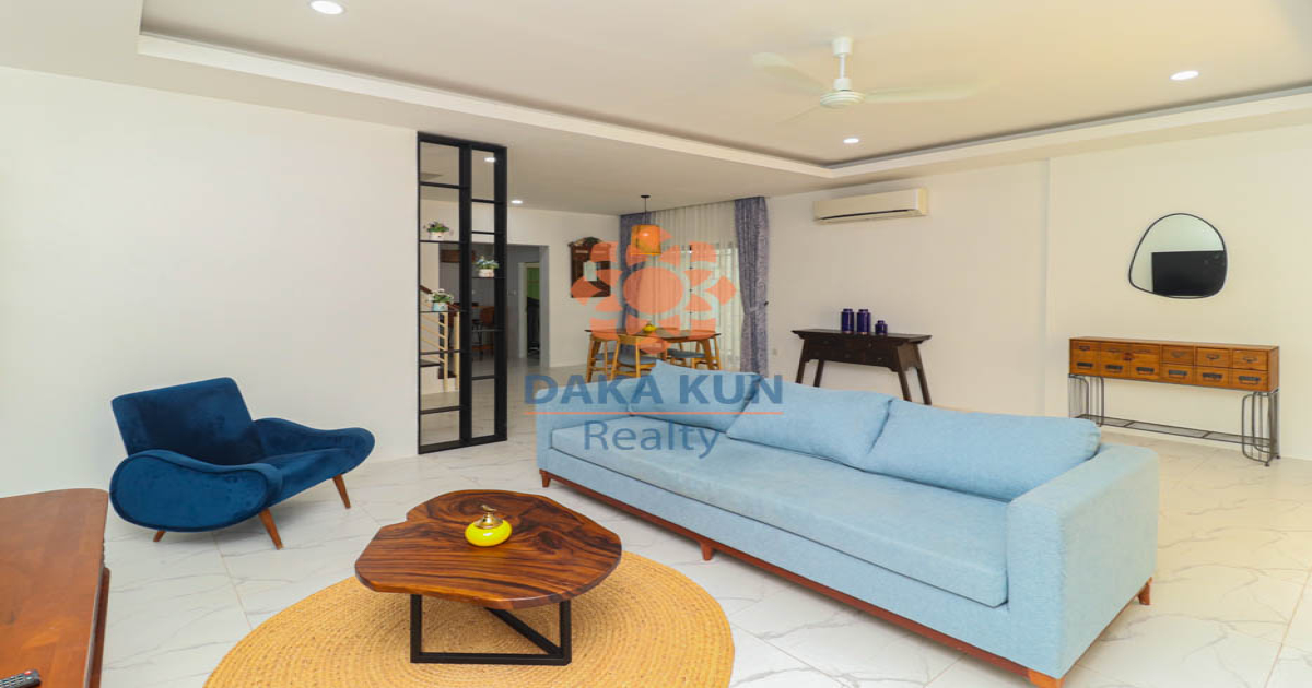 3 Bedrooms House for Rent in Siem Reap City, Svay Dangkum